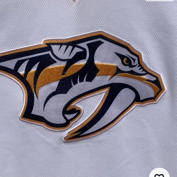 NHL Nashville Predators Authentic Licensed Jersey Fanatics White Gold Size XS - Picture 3 of 14